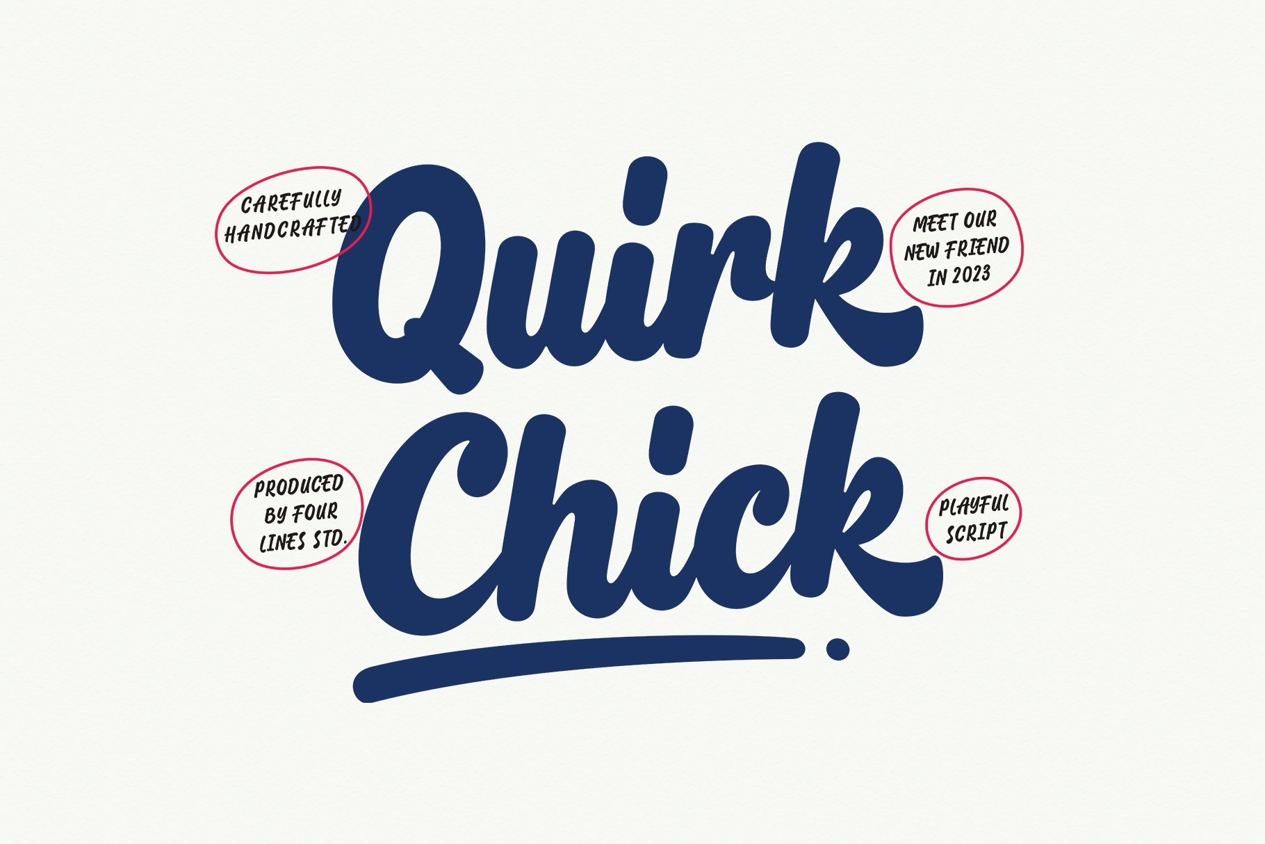 Czcionka Quirk Chick
