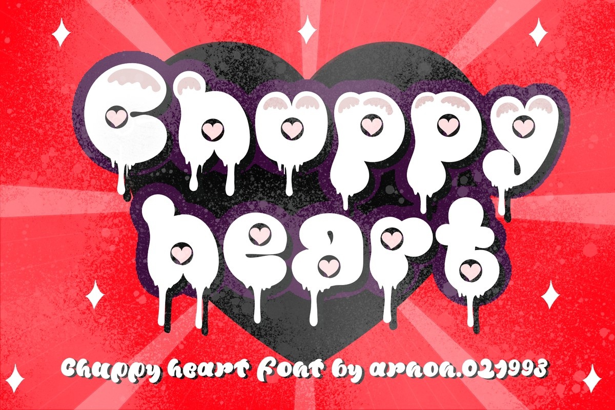Czcionka Chuppy Heart