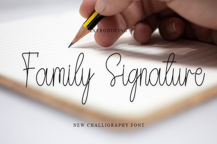 Czcionka Family Signature