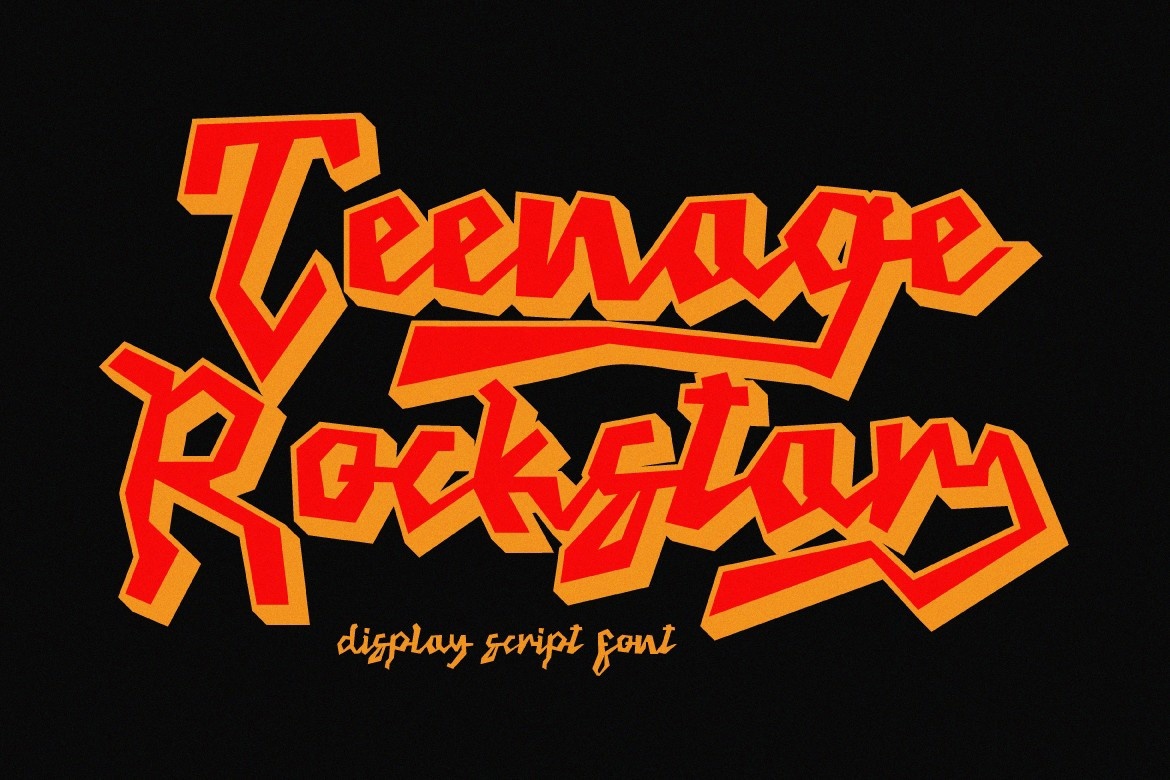 Czcionka Teenage Rockstar