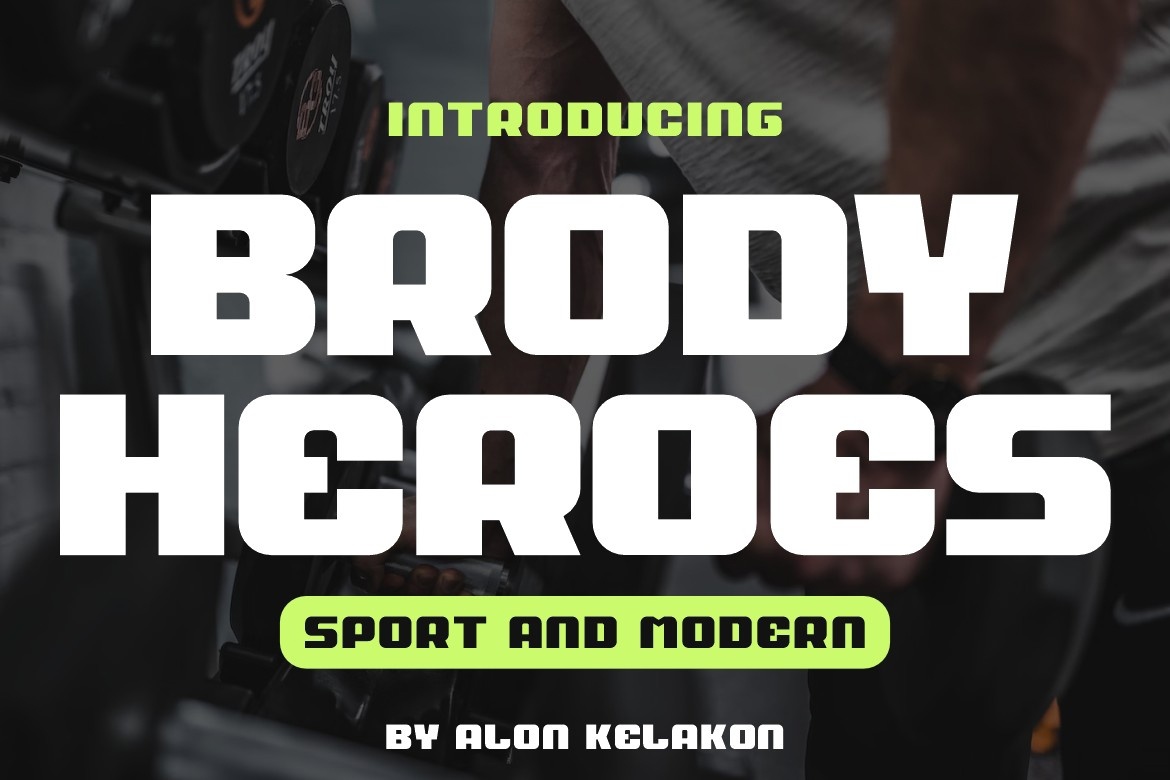 Czcionka Brody Heroes