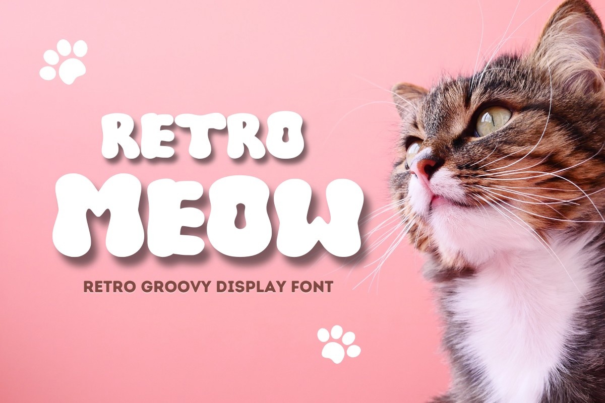 Czcionka Retro Meow