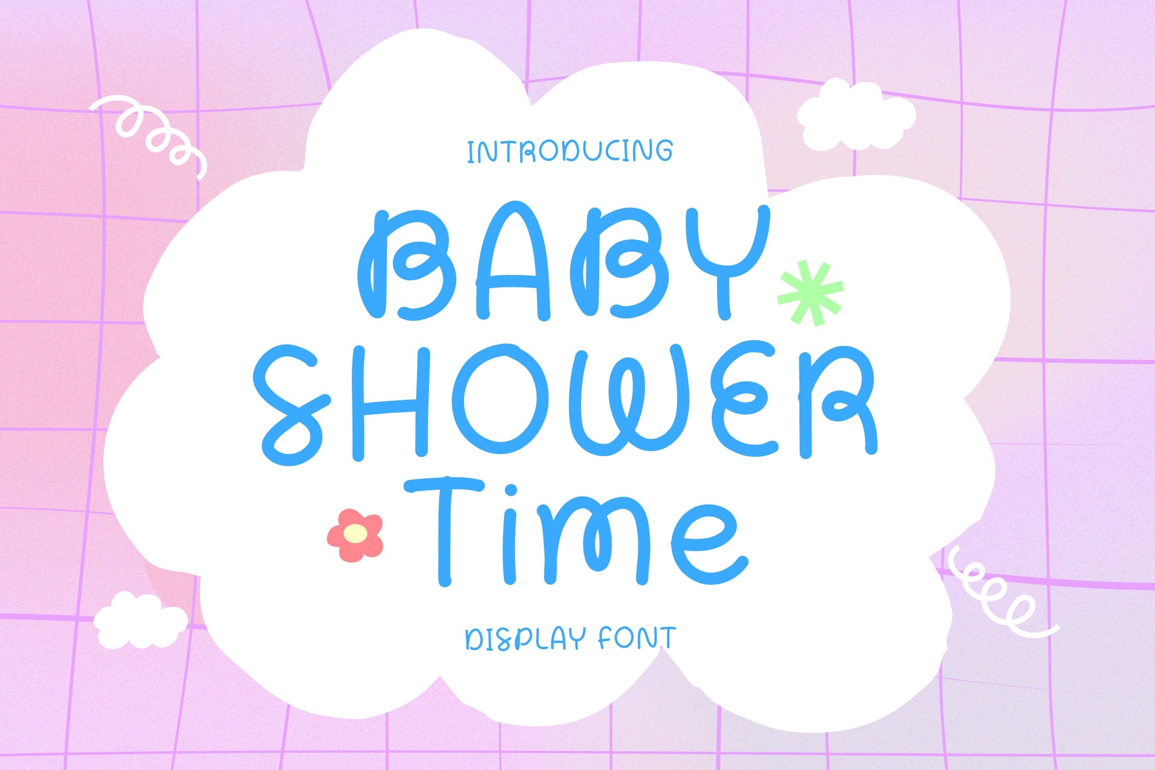Czcionka Baby Shower Time