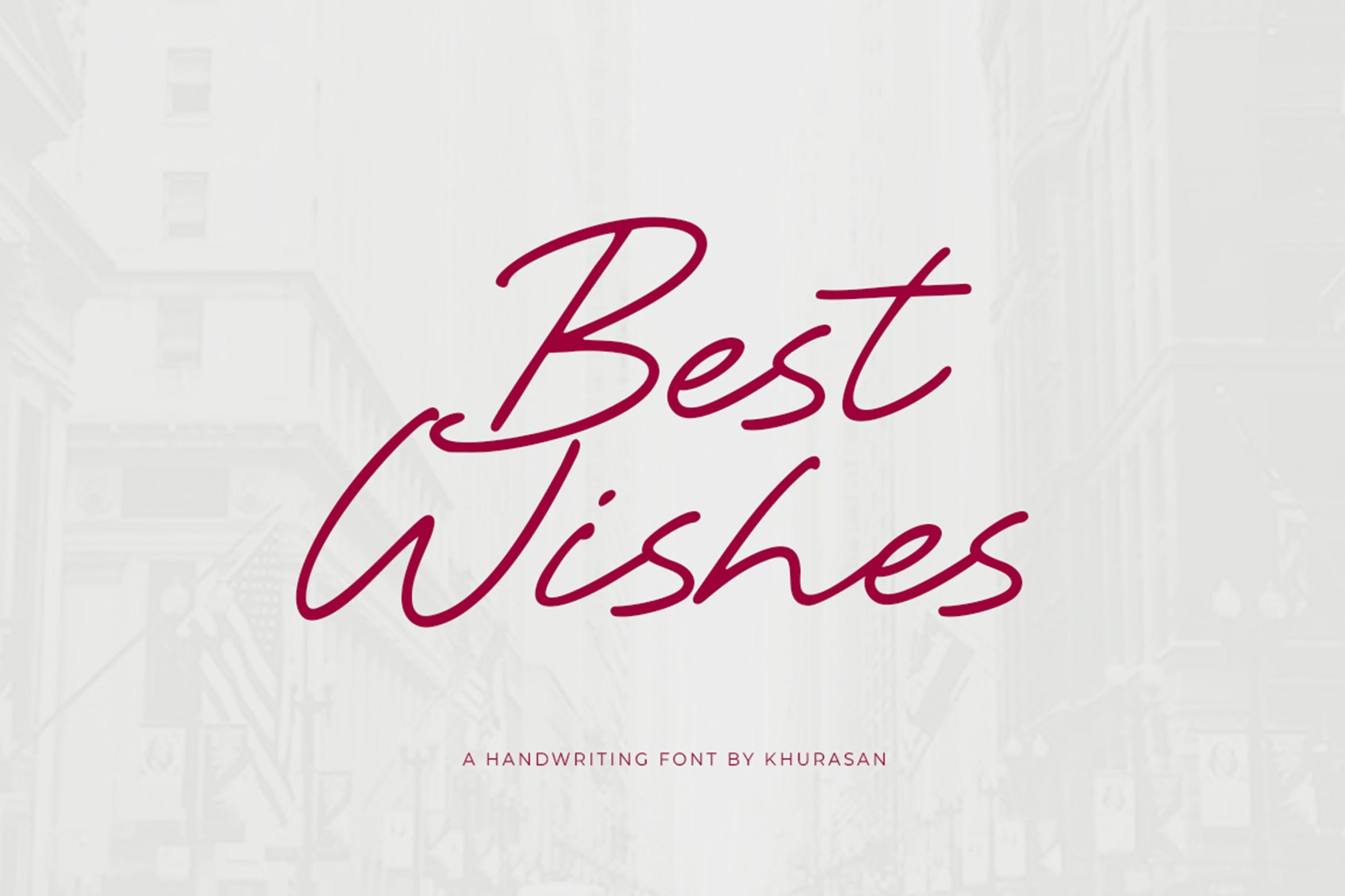 Czcionka Best Wishes