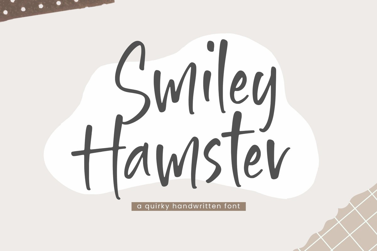 Czcionka Smiley Hamster