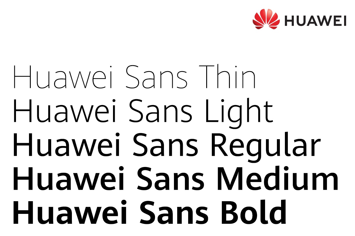 Czcionka Huawei Sans