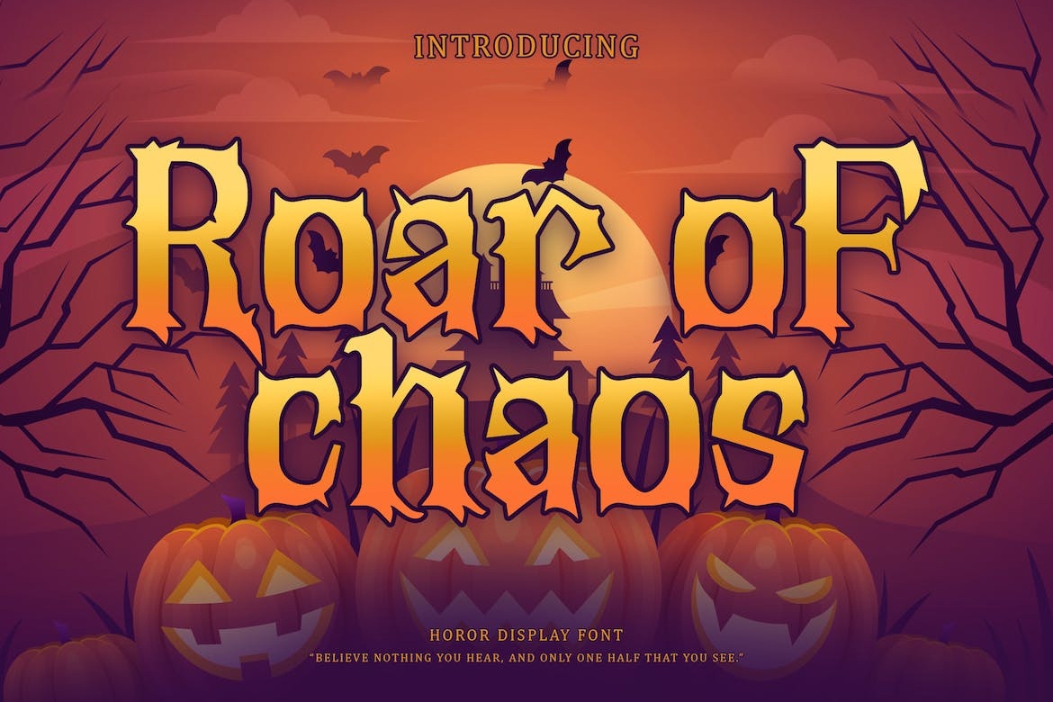 Czcionka Roar Of Chaos