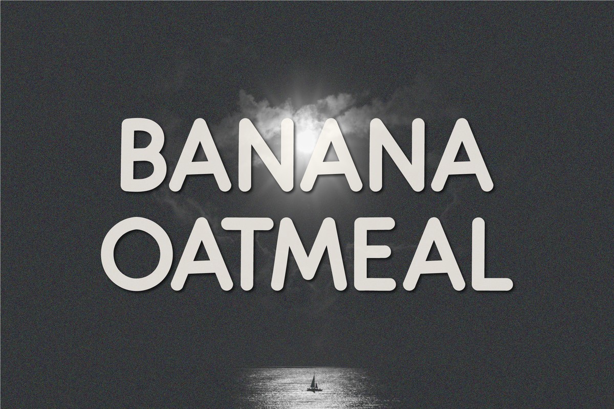 Czcionka Banana Oatmeal