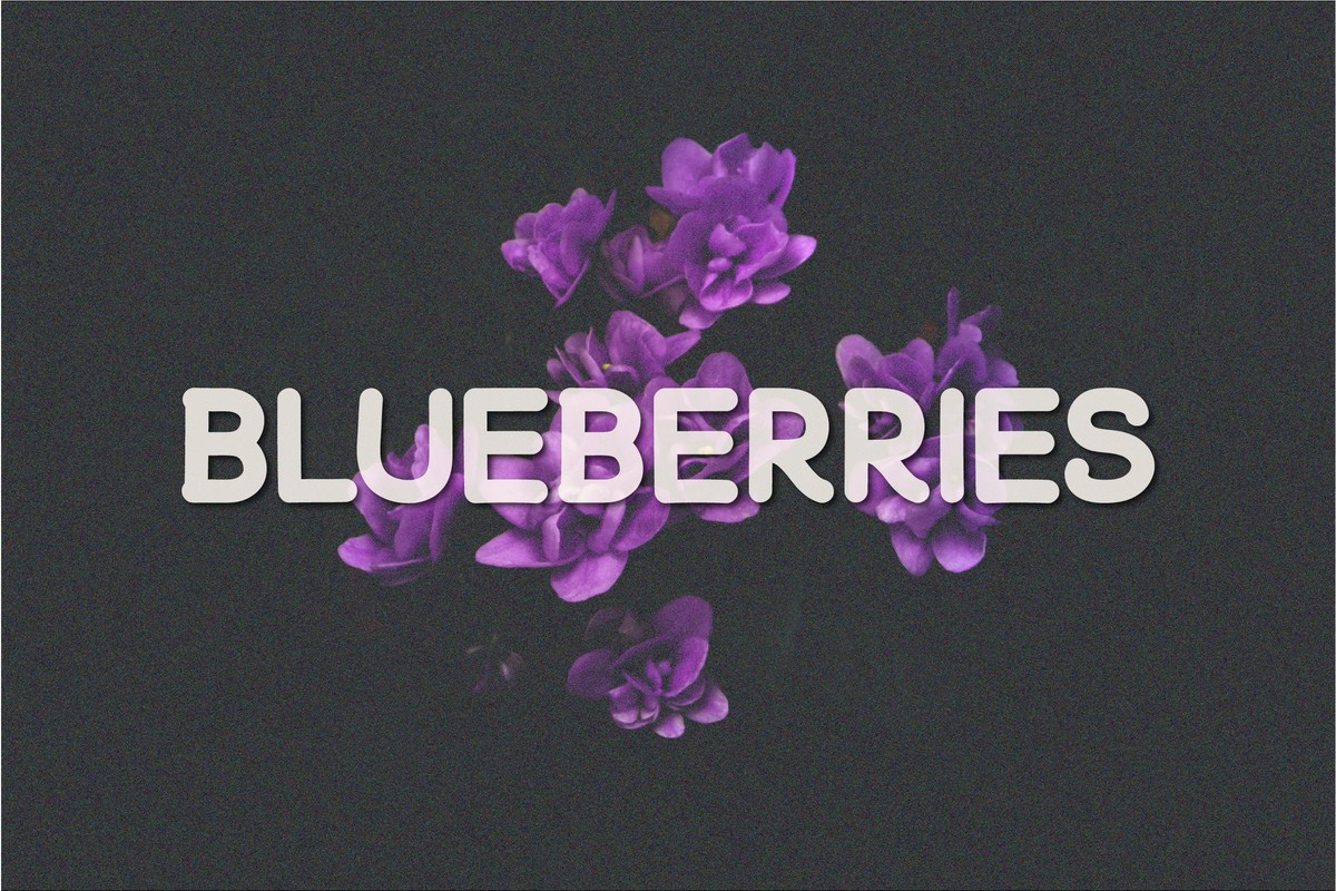 Czcionka Blueberries