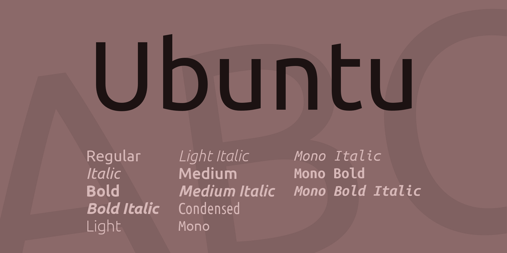 Czcionka Ubuntu Sans