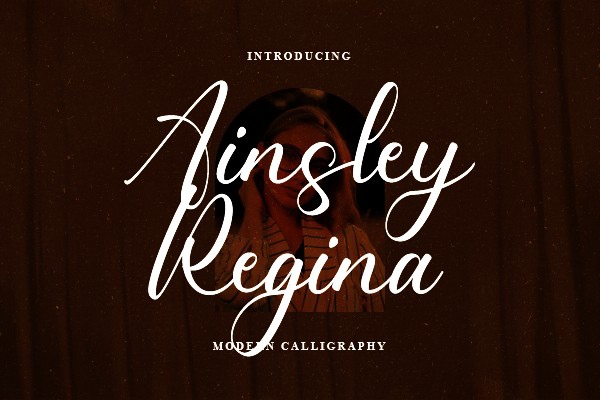 Czcionka Ainsley Regina