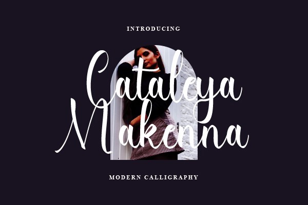 Czcionka Cataleya Makenna