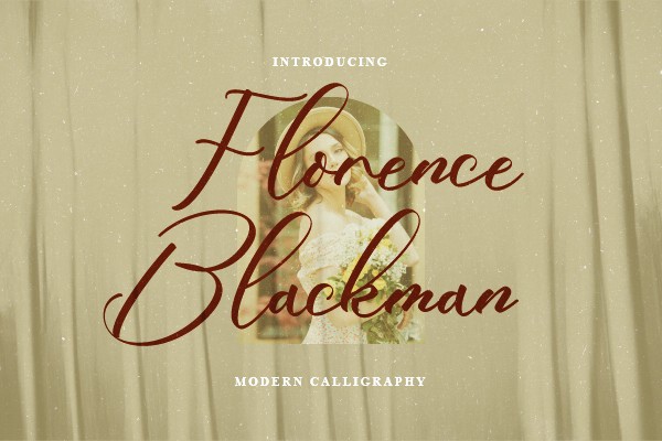 Czcionka Florence Blackman