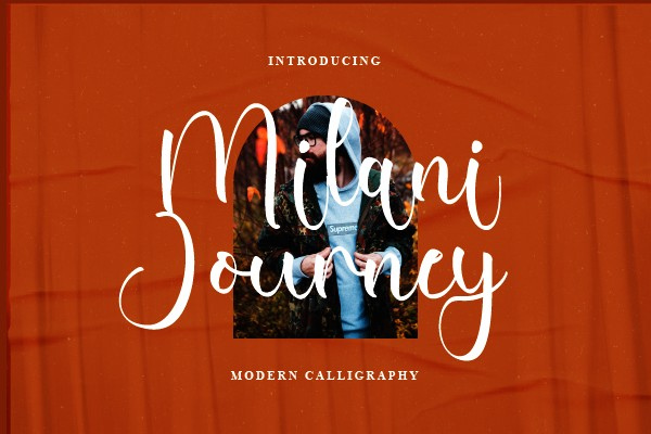 Czcionka Milani Journey