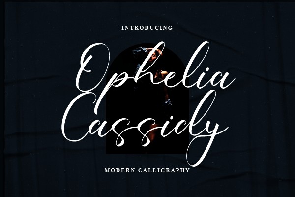 Czcionka Ophelia Cassidy