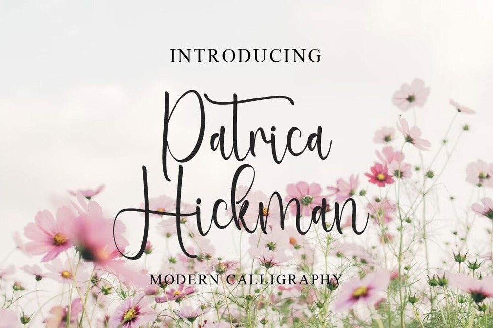 Czcionka Patrica Hickman