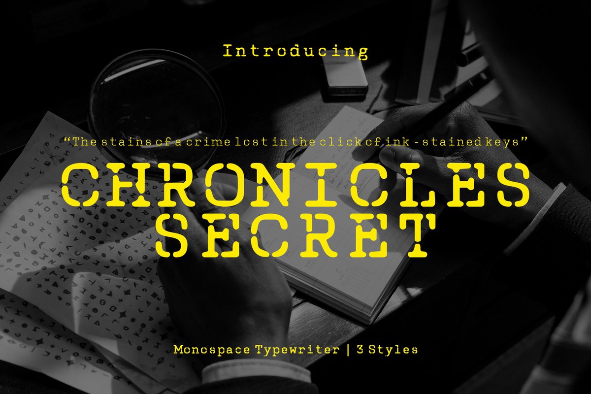 Czcionka CF Chronicles Secret