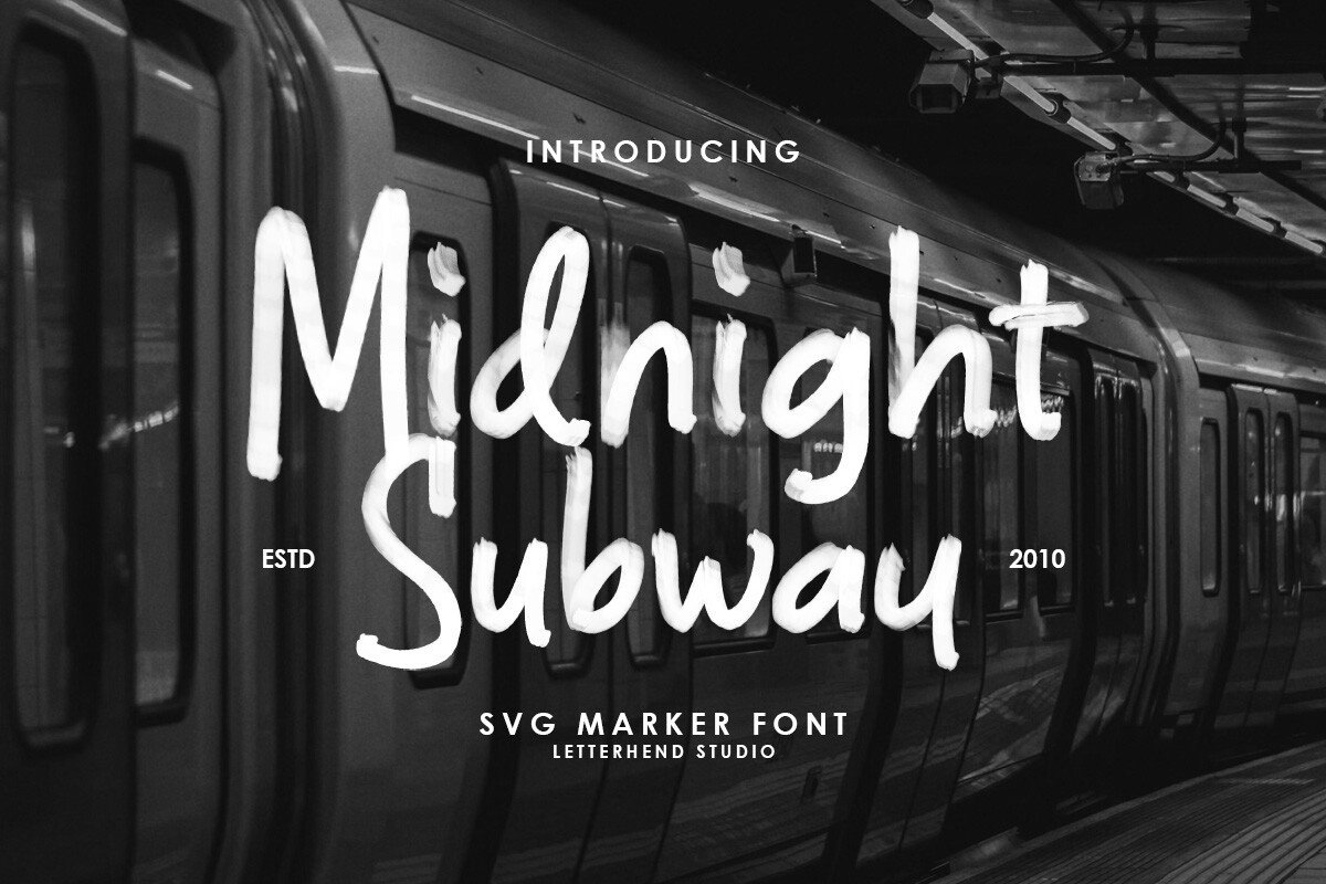 Czcionka Midnight Subway