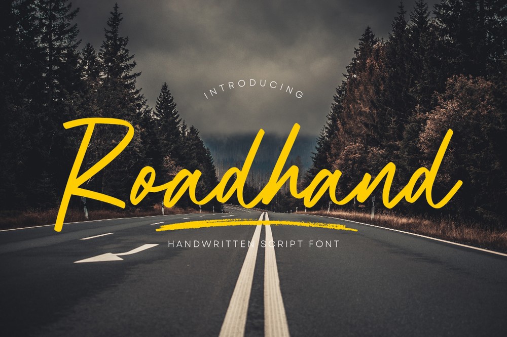 Czcionka Roadhand