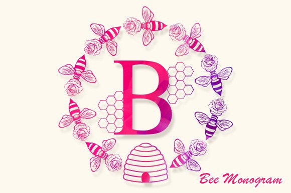 Czcionka Bee Monogram