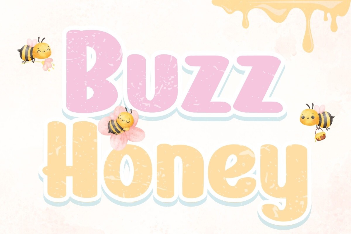 Czcionka Buzz Honey