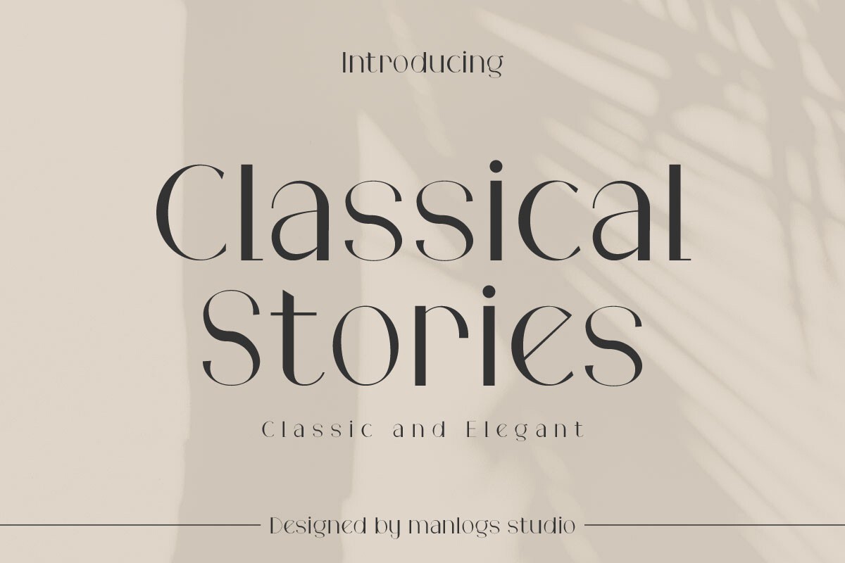 Czcionka Classical Stories