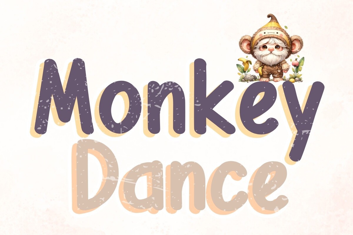 Czcionka Monkey Dance