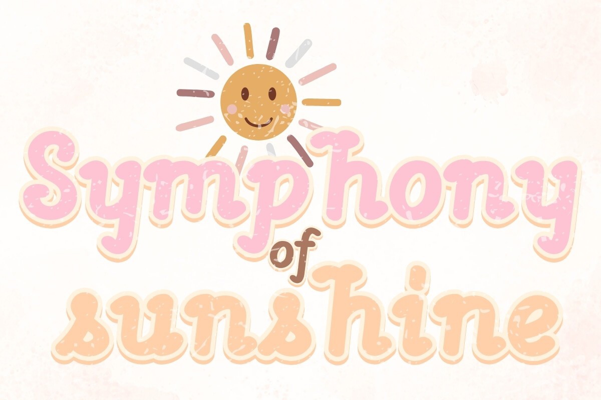 Czcionka Symphony of Sunshine