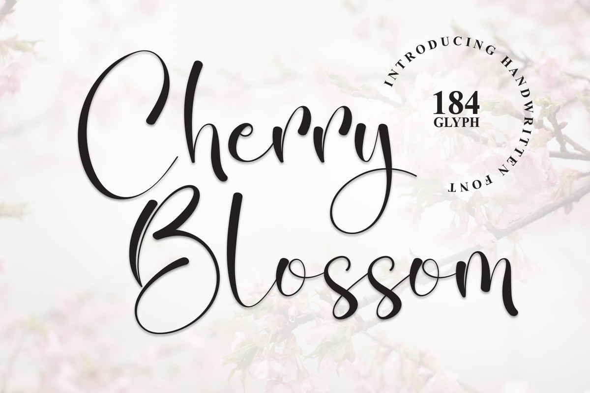 Czcionka Cherry Blossom