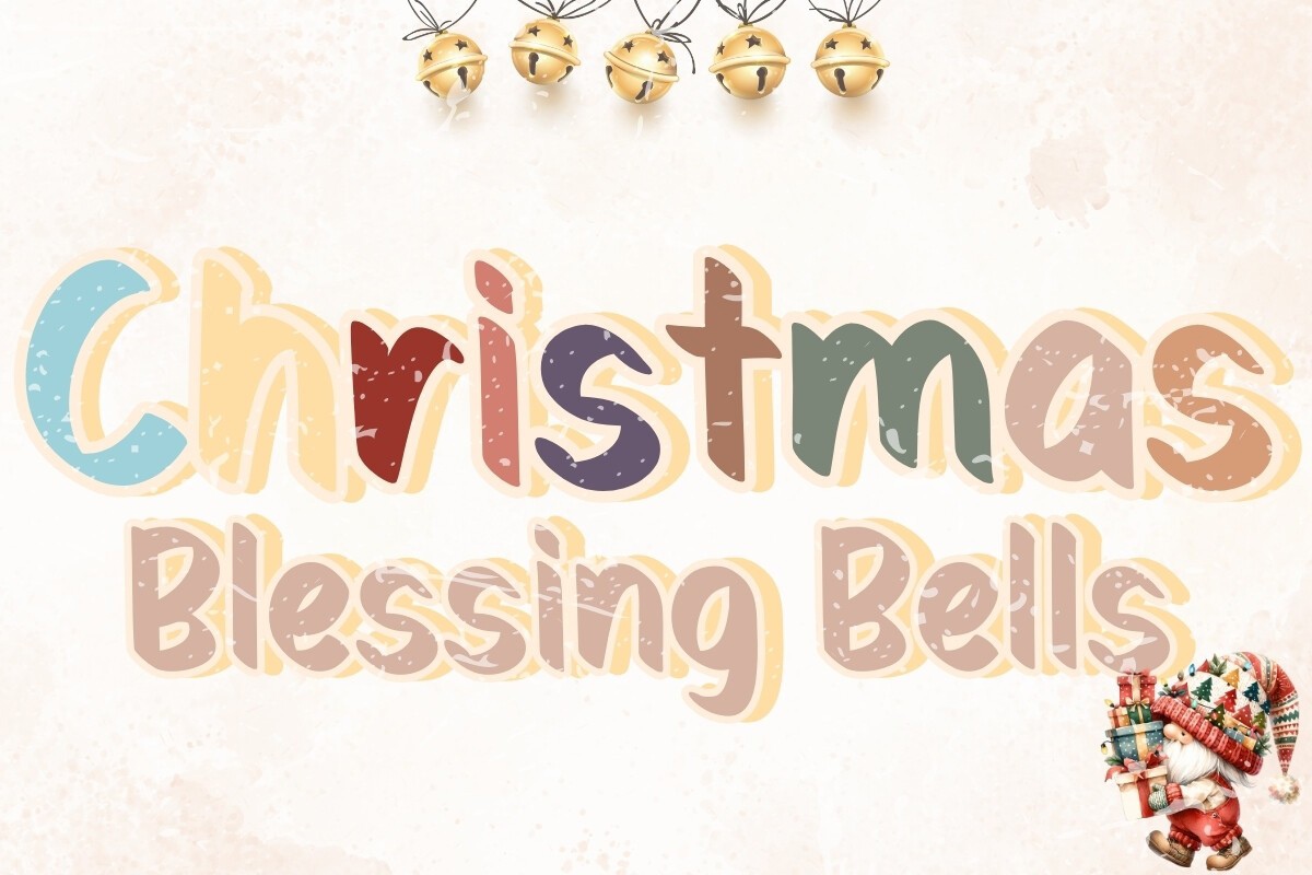 Czcionka Christmas Blessing Bells