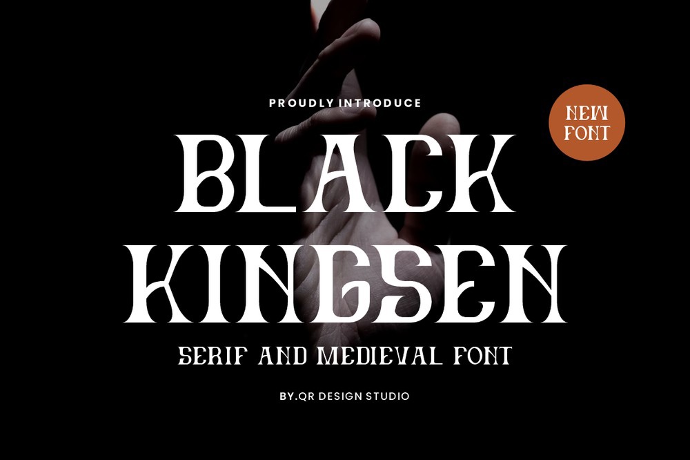 Czcionka Black Kingsen