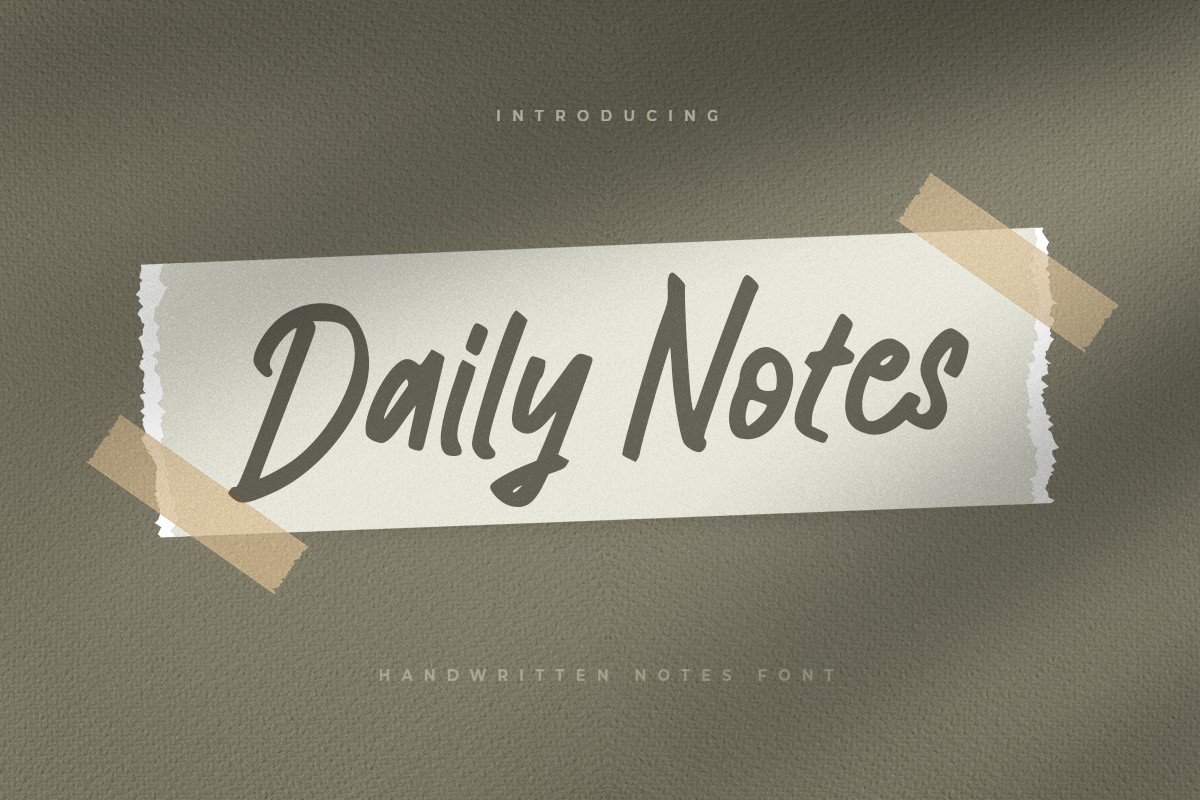 Czcionka Daily Notes