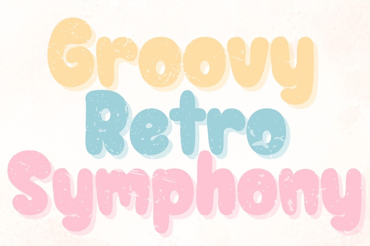 Czcionka Groovy Retro Symphony