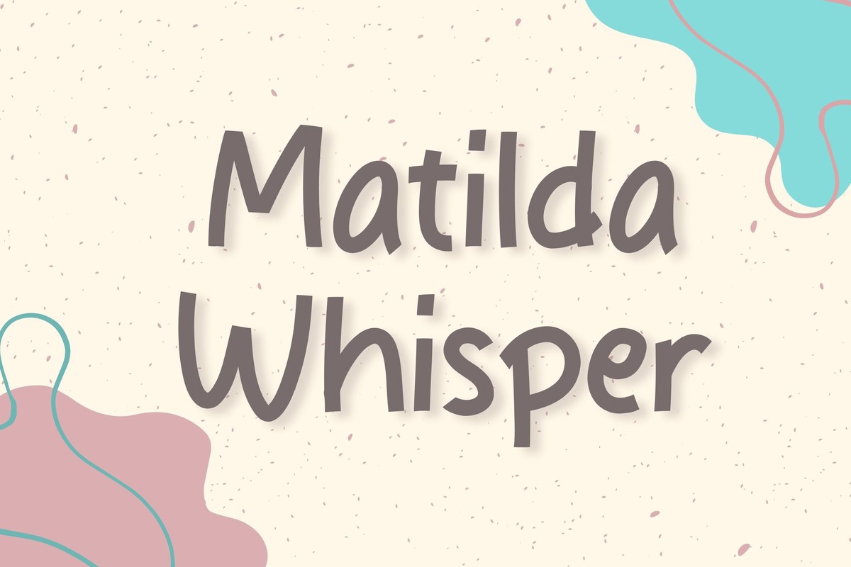 Czcionka Matilda Whisper