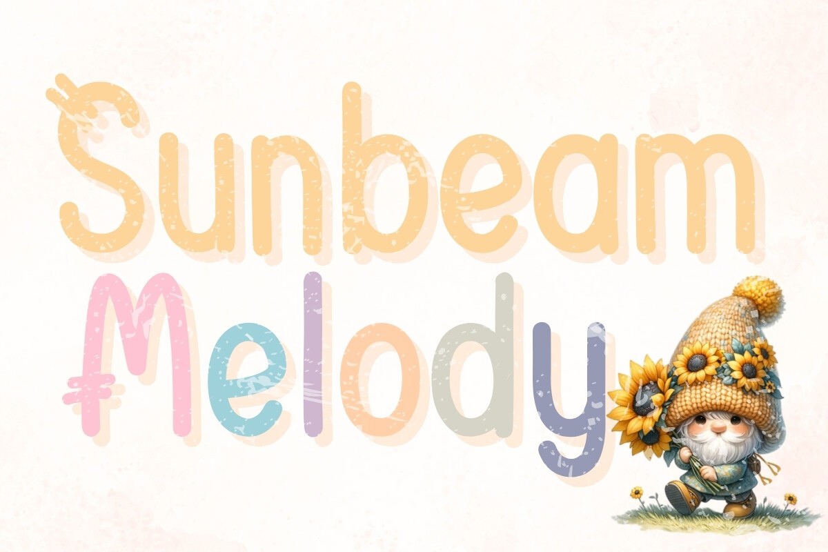 Czcionka Sunbeam Melody