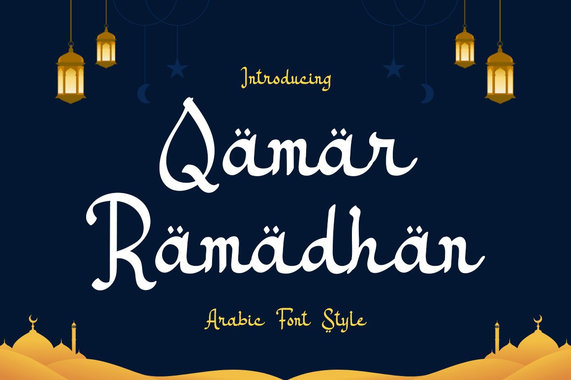 Czcionka Qamar Ramadhan