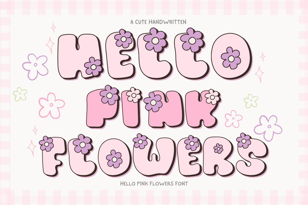 Hello Pink Flowers