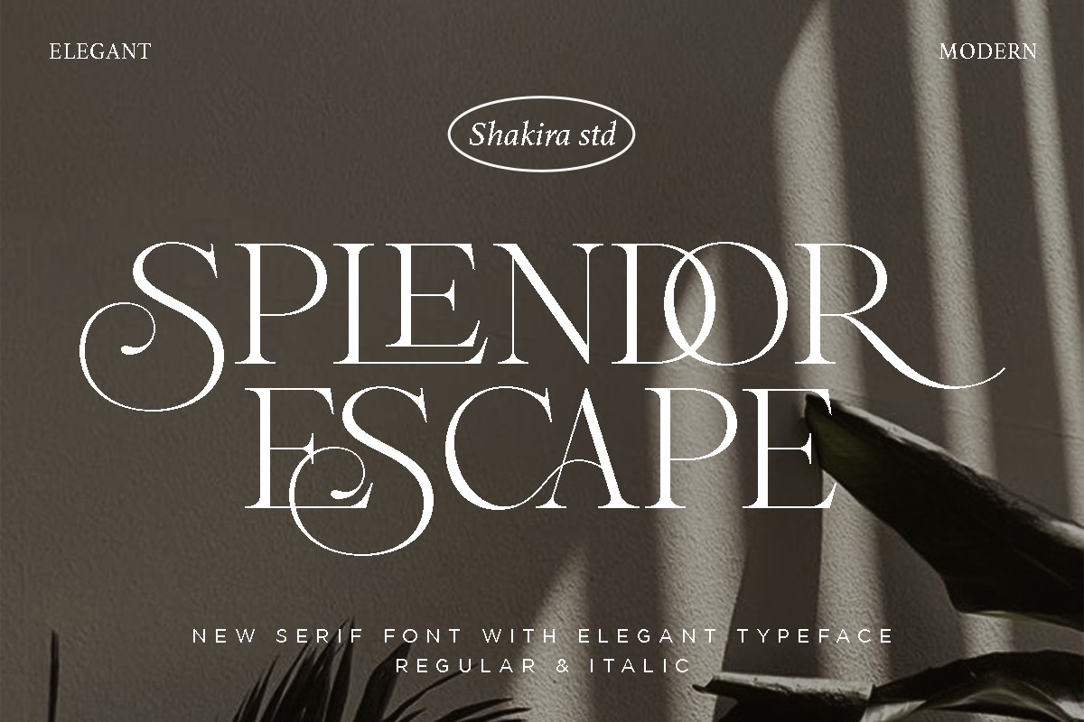 Czcionka Splendor Escape