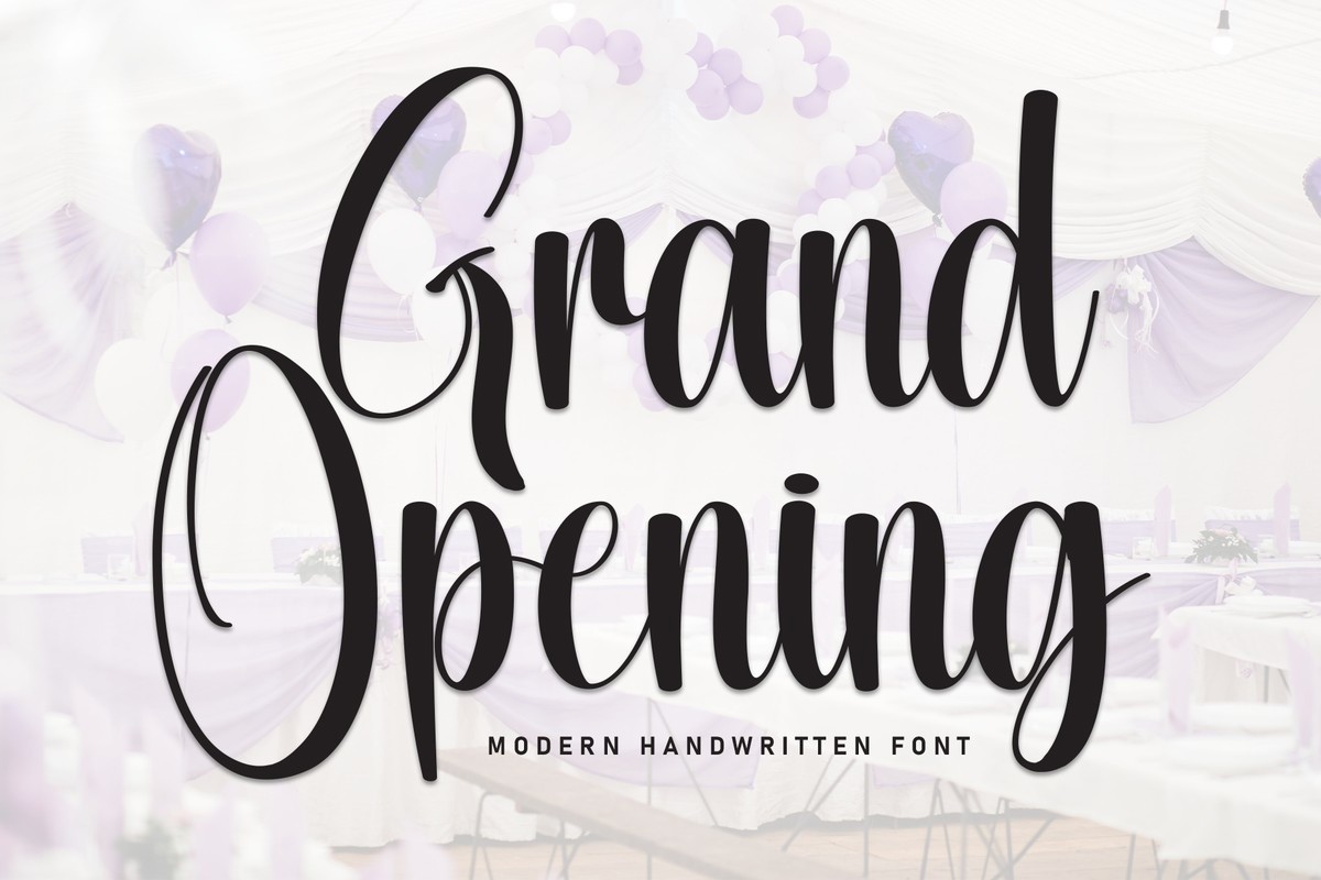 Grand Opening