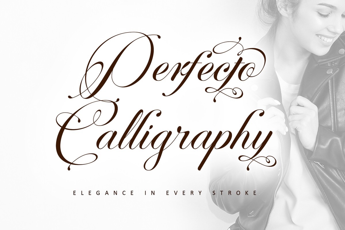 Czcionka Perfecto Calligraphy