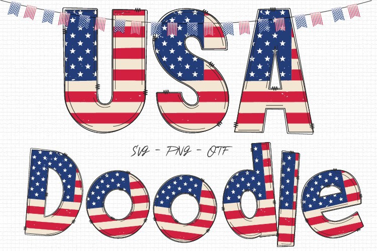 Czcionka USA Doodle