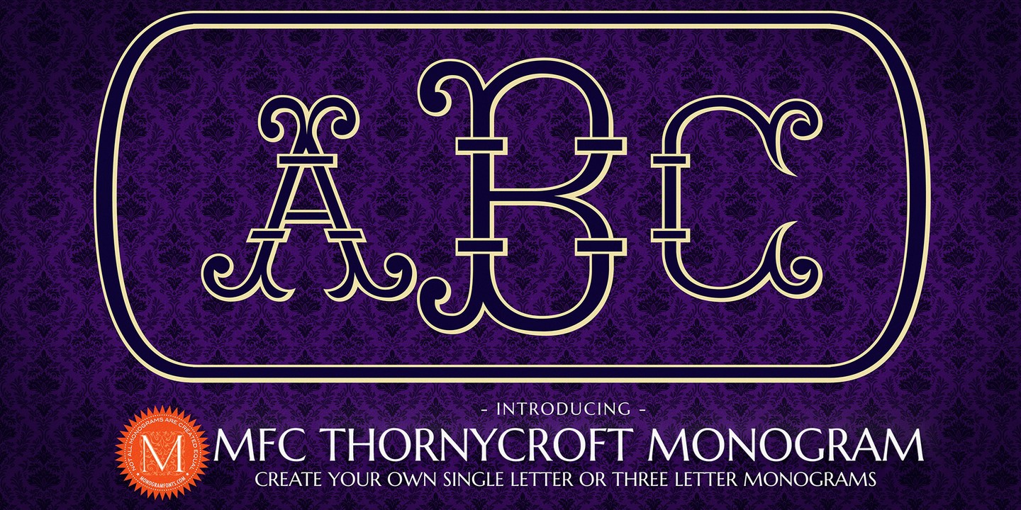 Czcionka MFC Thornycroft Monogram