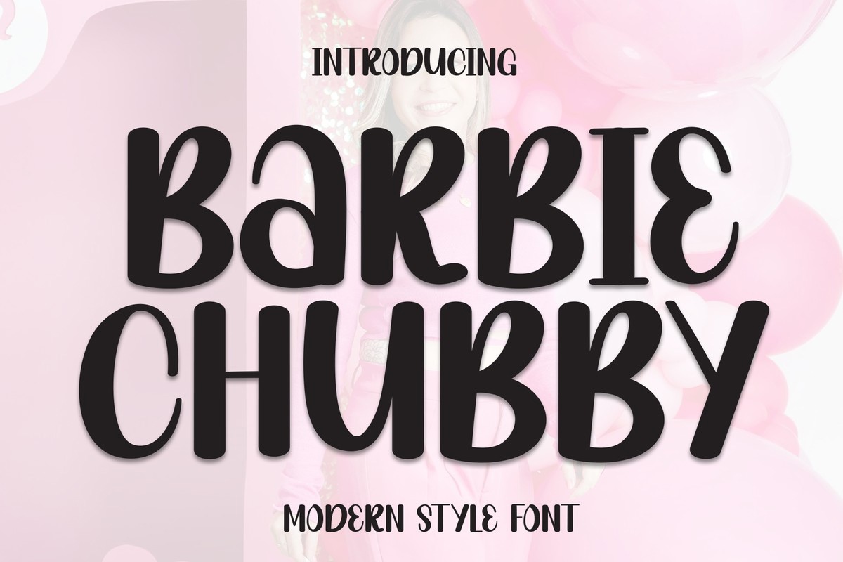 Czcionka Barbie Chubby