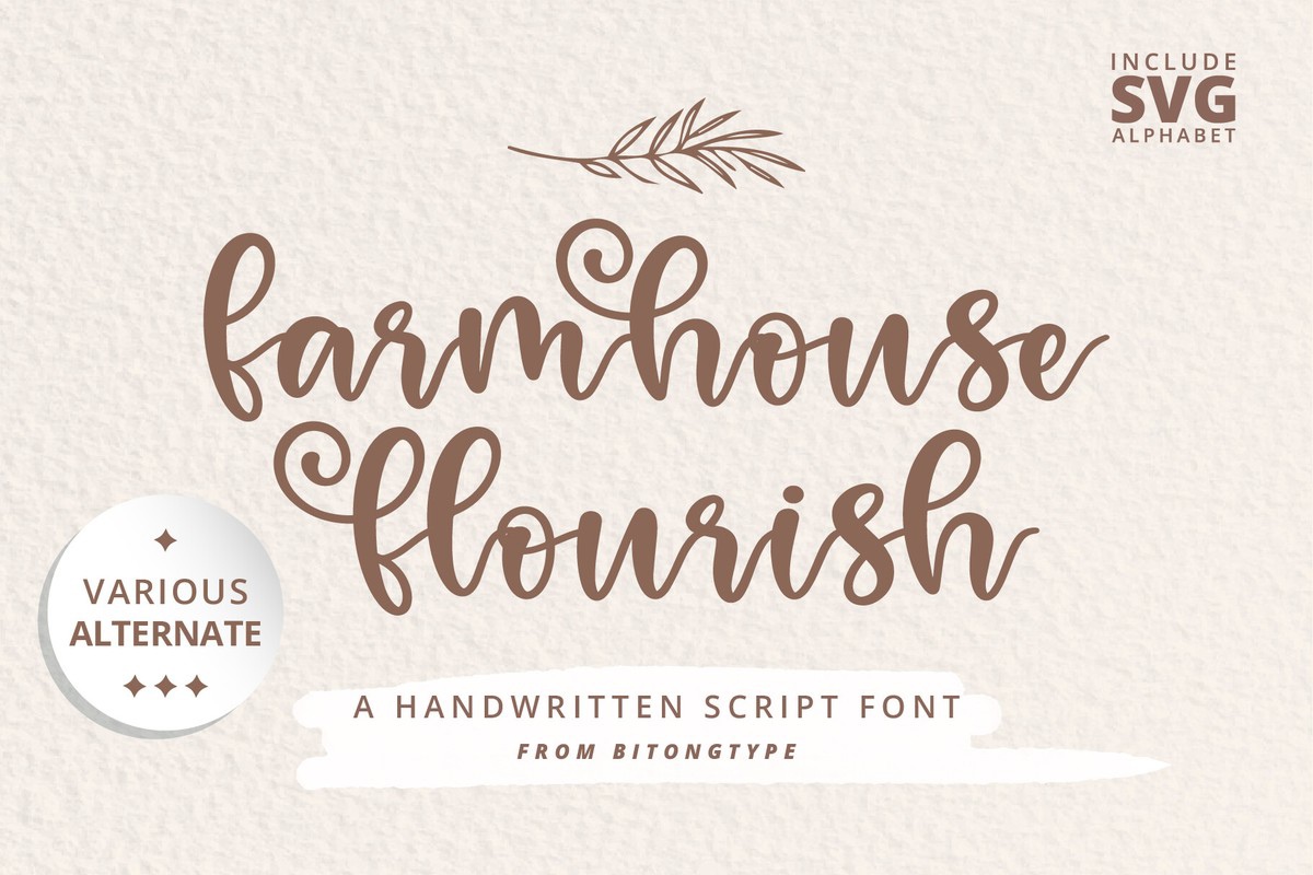 Czcionka Farmhouse Flourish