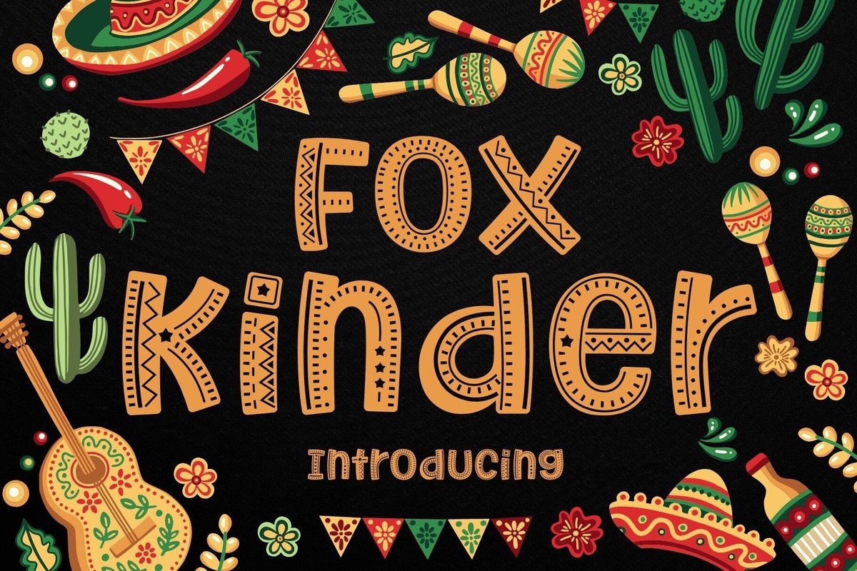 Czcionka Fox Kinder