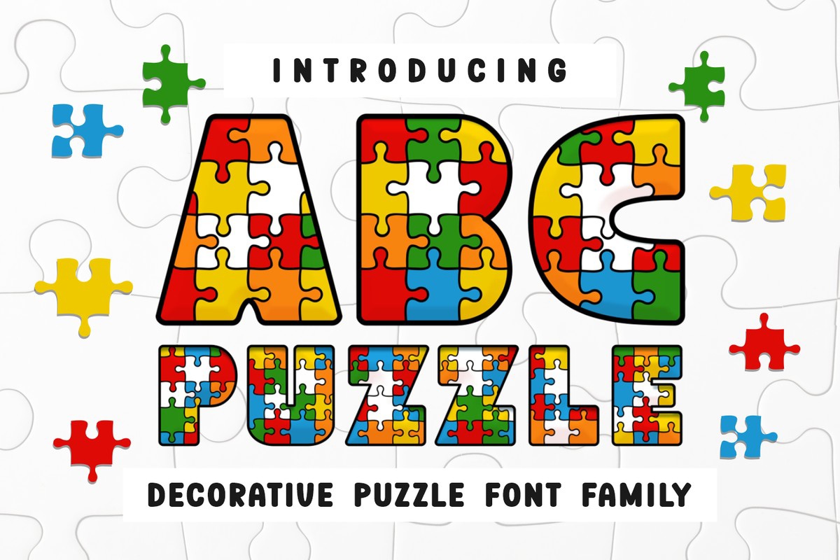 Czcionka ABC Puzzle