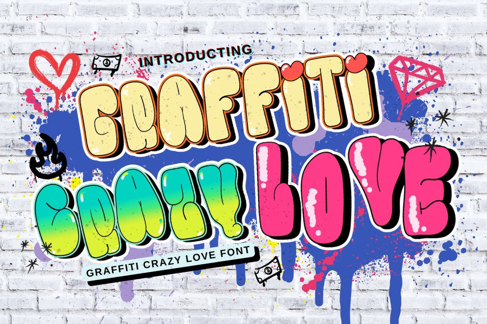 Czcionka Graffiti Crazy Love