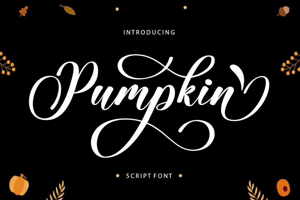 Czcionka Pumpkin Script