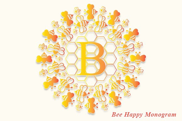 Czcionka Bee Happy Monogram