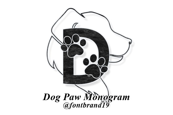 Czcionka Dog Paw Monogram